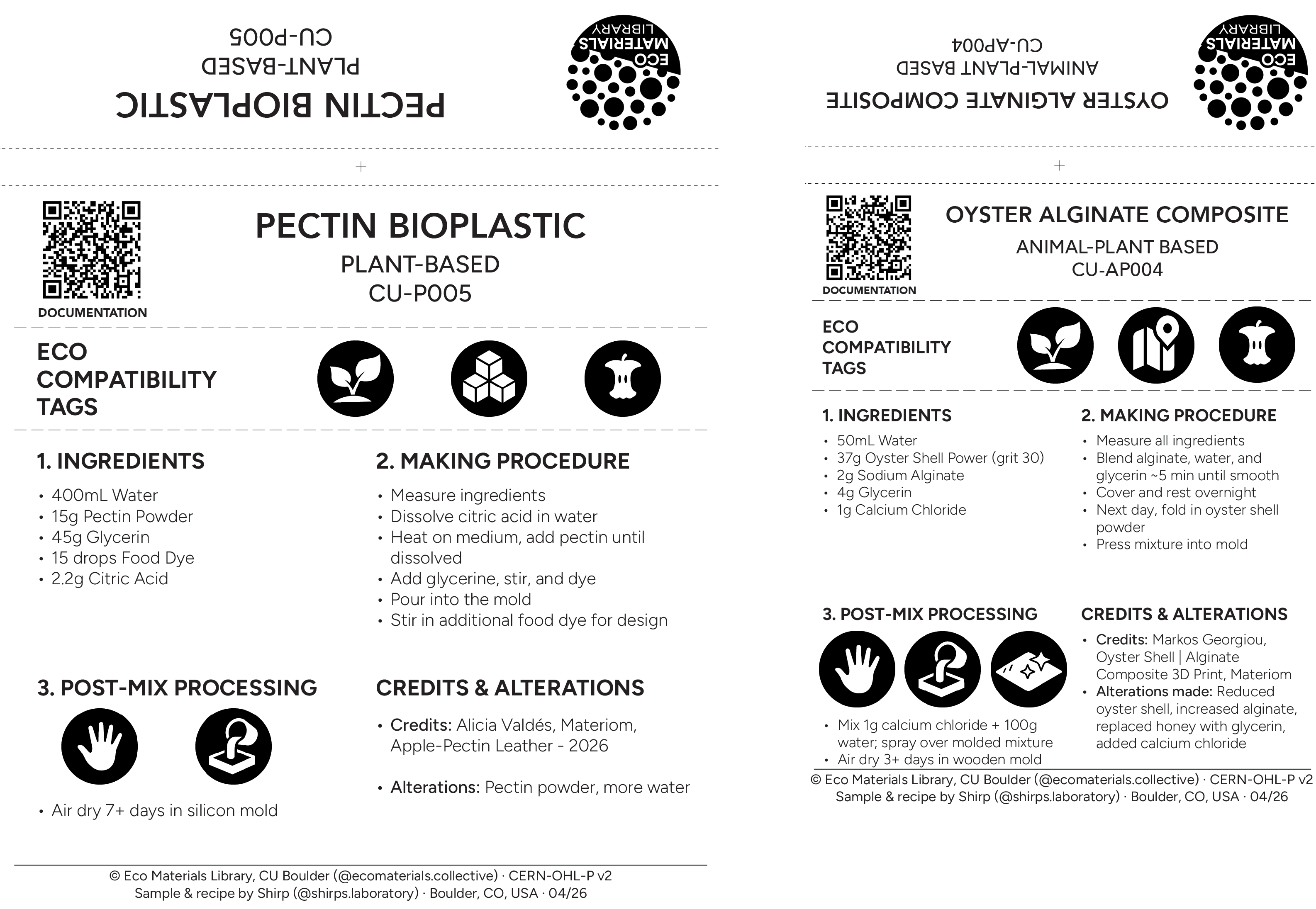 A5 and A6 label mockup