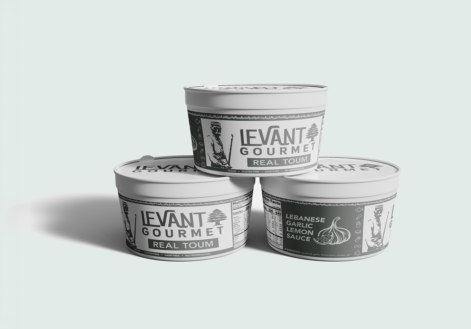 Levant container mockup