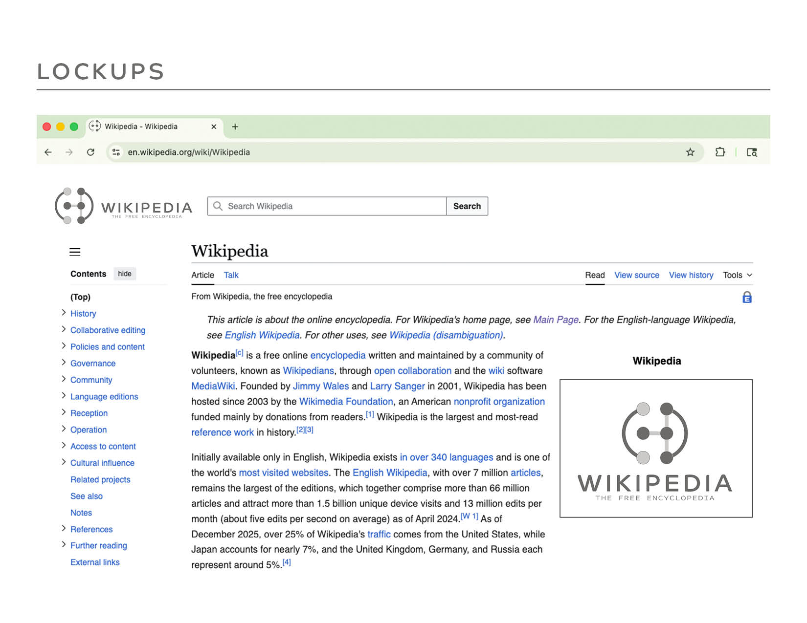 wikipedia rebrand