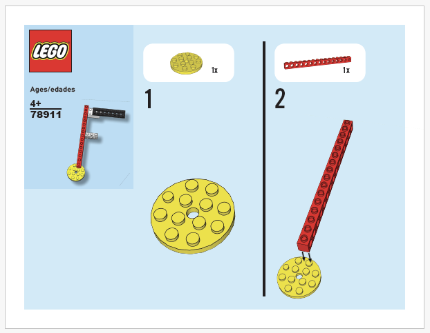 F Lego Step 1